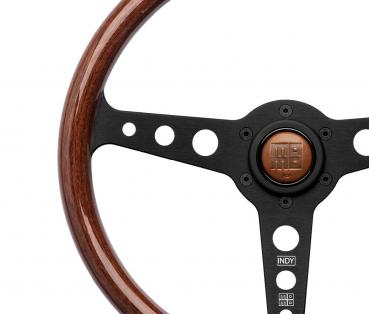 MOMO HERITAGE CIGAR Leder Hupenknopf
